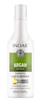 INOAR Argan Infusion Smooth and Silky Shampoo - glotnių ir švelnių plaukų šampūnas 500 ml