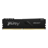 3600 ddr4 - DDR4 8GB PC 3600 CL17 Kingston FURY Beast Juodas retail - 1 nuotrauka