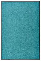 Durų kilimėlis VLX Washable 323458, žalsvai mėlyna (cyan), 900 mm x 600 mm x 9 mm