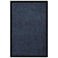 Durų kilimėlis VLX Striped 331612, mėlynas, 1200 mm x 800 mm x 8 mm