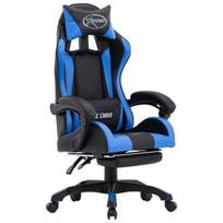 Žaidimų kėdė VLX Racing Chair, mėlyna/juoda