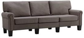 Sofa VLX 3-Seater 287169, šviesiai ruda, 70 x 198.5 x 75 cm
