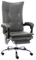 Biuro kėdė VLX Massage Faux Leather 20362, antracito