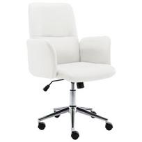 Biuro kėdė VLX Faux Leather, balta