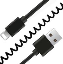 ikrovikliai type 2 - Gembird Spiral Cable USB / Apple Lightning 1.5m - 2 nuotrauka