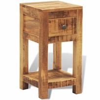 Naktinis staliukas VLX Solid Mango Wood 241090, rudas, 30 x 30 x 58 cm