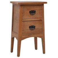 Naktinis staliukas VLX 8718475606338 246123, rudas, 40x29x68 cm