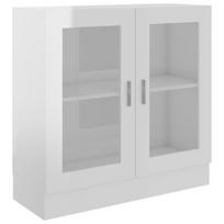 Vitrina VLX Chipboard, balta, 30.5 cm x 82.5 cm x 80 cm