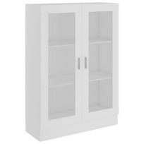 Vitrina VLX Chipboard, balta, 30.5 cm x 82.5 cm x 115 cm