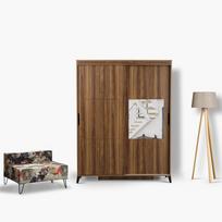 Kalune Design Drabužinė Pasific Home Fuga - 130 Ceviz Dolap