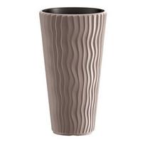 Plastikinis vazonas Properplast Sandy Slim, Ø29.7 cm