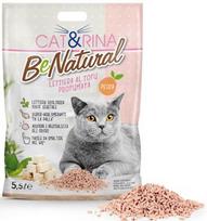 Kačių kraikas Cat&Rina Tofu With Peach, 5.5 l
