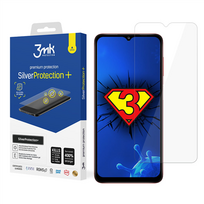 samsung a12 ekranas - 3MK Silver Protect  Samsung, Galaxy A12, Foil, Clear, Wet-mounted - 1 nuotrauka