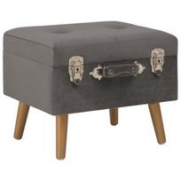 Suoliukas VLX Storage Stool 247520, tamsiai pilka, 330 mm x 400 mm x 330 mm