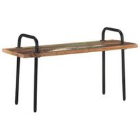Suoliukas VLX Solid Reclaimed Wood 321079, rudas, 1100 mm x 350 mm x 600 mm