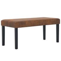 Suoliukas VLX Faux Suede Leather 281311, rudas, 1060 mm x 430 mm x 460 mm