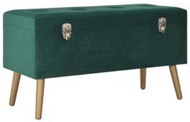 Suoliukas VLX Velvet 329929, aukso/žalias, 800 mm x 340 mm x 420 mm
