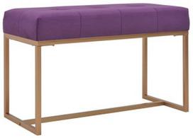Suoliukas VLX Velvet 247557, aukso/violetinis, 800 mm x 360 mm x 510 mm