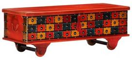 Suoliukas VLX Storage Box 247669, raudonas, 1100 mm x 400 mm x 400 mm