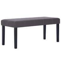 Suoliukas VLX Faux Leather, pilkas, 1060 mm x 430 mm x 460 mm