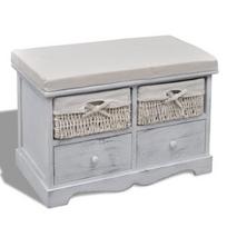 Suoliukas VLX Storage 240790, baltas, 620 mm x 330 mm x 420 mm