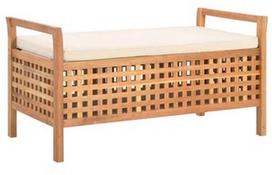 Suoliukas VLX Storage Bench, rudas, 490 mm x 930 mm x 490 mm
