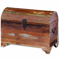Suoliukas VLX Solid Wood, rudas, 600 mm x 300 mm x 450 mm