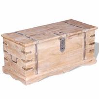 Suoliukas VLX Acacia Wood, rudas, 900 mm x 400 mm x 400 mm