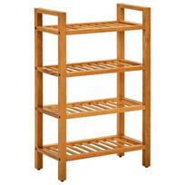 Lentyna VLX Solid Oak Wood 331746, ruda, 50 x 27 x 80 cm