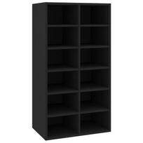 Spintelė VLX Shoe Rack 800397, juoda, 54 x 34 x 100 cm