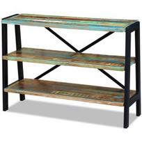 Spintelė VLX Solid Reclaimed Wood 243274, įvairių spalvų, 110x35x78 cm