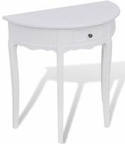  VLX Console Table, baltas, 800 mm x 400 mm x 780 mm