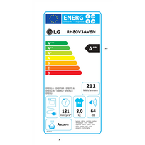lg 8 kg - LG RH80V3AV6N - 9 nuotrauka
