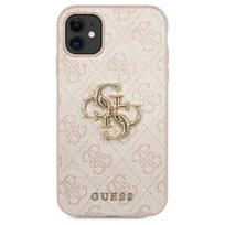 Guess "GUHCN614GMGPI PU 4G Metal Logo Case iPhone 11" Pink