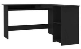 Stalas VLX Corner Desk L-Shaped, juodas
