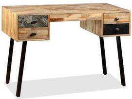 Stalas VLX Solid Reclaimed Teak 245402, rudas
