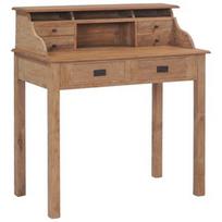 Stalas VLX Solid Teak Wood 282851, rudas