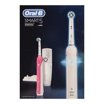 Pirkti Oral-B SMART5 5950N elektrinių dantų šepetėlių rinkinys 2 vnt. - Photo 1