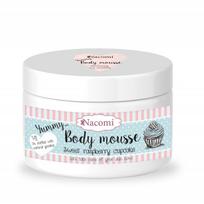 Nacomi Body Mousse kūno kremas Raspberry Cupcake 180ml
