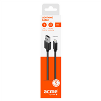 Acme USB To Apple Lightning MFI Cable 1m Black