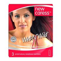 New Caress Wet N'Wild prezervatyvai 3 vnt.