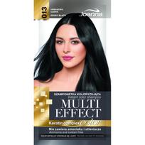 Joanna Multi Effect dažomasis plaukų šampūnas 013 Ebony Black 35g