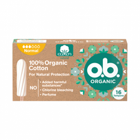  O.B. tamponai ORGANIC NORMAL, 16 vnt.