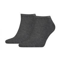 Calvin Klein Quarter 2P 701218707 003 kojinės sportui (95788) (Pilka spalva, 39-42 dydis)