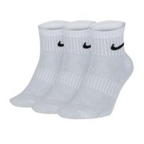 nike kojines baltos - Nike Everyday Lightweight Ankle 3Pak M SX7677-100 kojinės sportui (47934) (Balta spalva, 39 - 42 dydis) - 1 nuotrauka