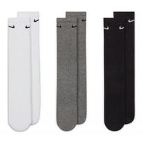 Nike Everyday Cushioned 3 pack SX7664-964 kojinės sportui (91528) (Multi spalva, M: 38-42 dydis)