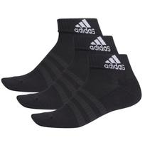 Adidas Cush Ank 3PP DZ9379 kojinės sportui (48612) (Juoda spalva, 40 - 42 dydis)