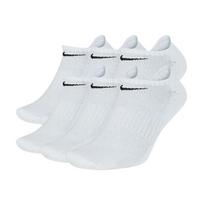 Nike Everyday Lightweight NS 6Pak M SX7679-100 kojinės sportui (47273) (Balta spalva, 39 - 42 dydis)