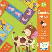 zaidimai ferma - Domino Ūkis Djeco, DJ08158 - 1 nuotrauka