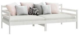 Sofa-lova VLX Solid Pinewood 806936, balta, 204 x 98 x 70 cm